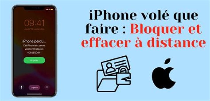 Comment bloquer un iPhone 12 vole ?