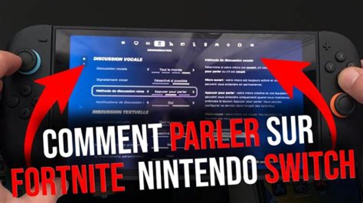 Comment parler sur la switch fortnite ?