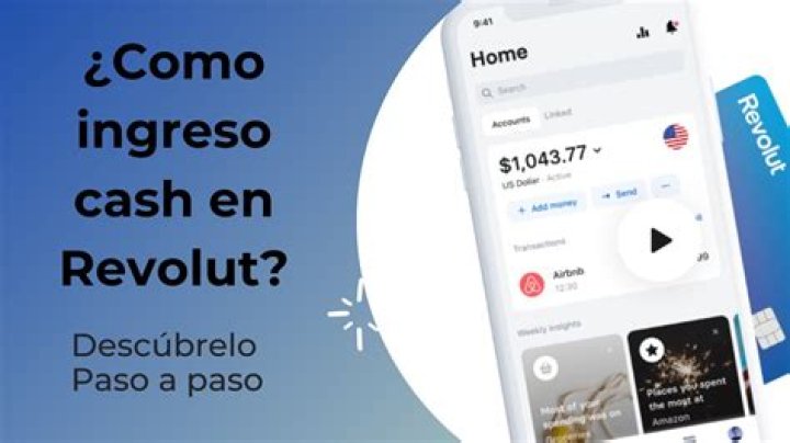 ¿Cómo pongo efectivo en Revolut?