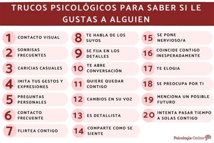 cómo saber si le gustas, según la psicología