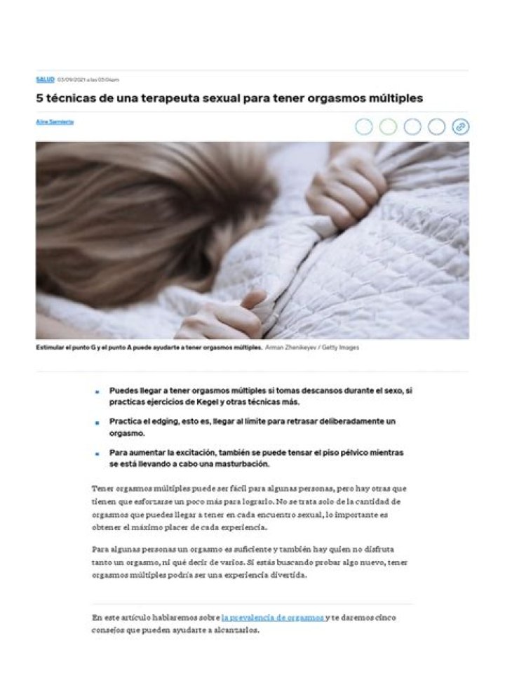 Cómo tener orgasmos tres veces más intensos con estas tres claves