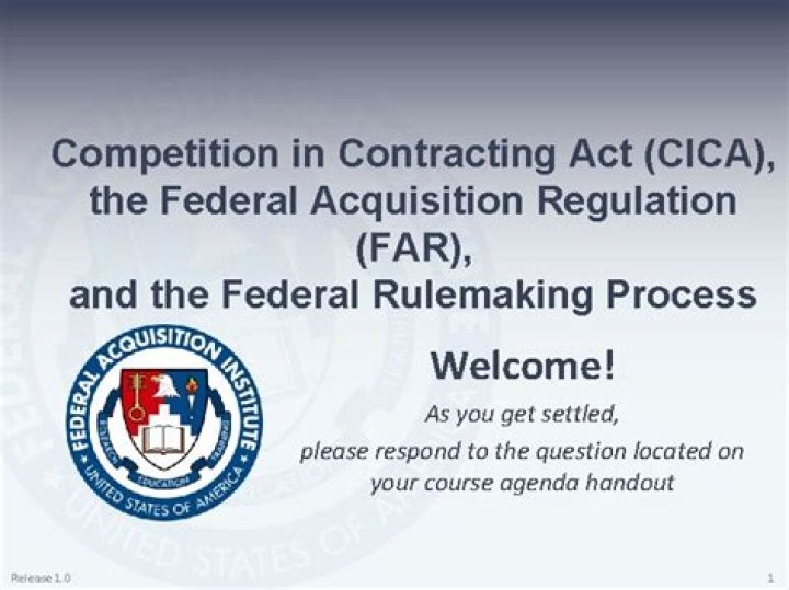 Competition In Contracting Act - CICA Definition