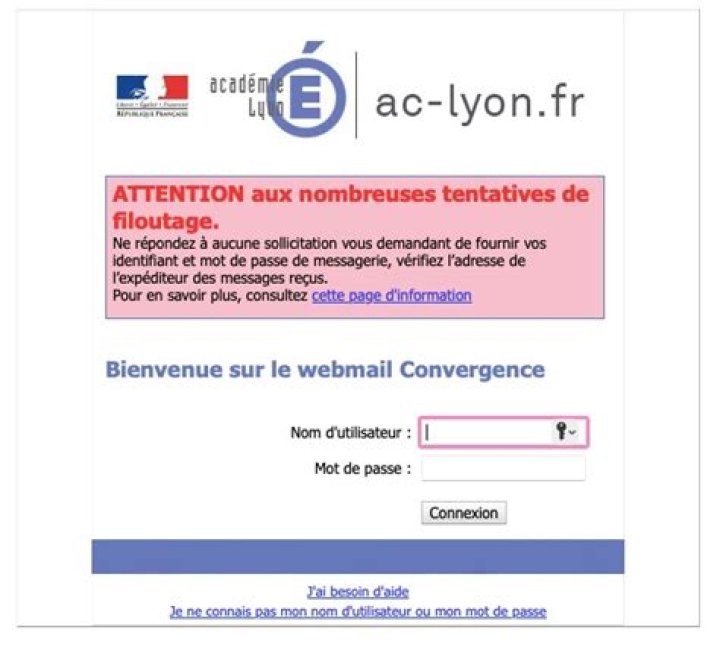 Connexion à Convergence sur webmail.ac-lyon.fr : comment se connecter ?