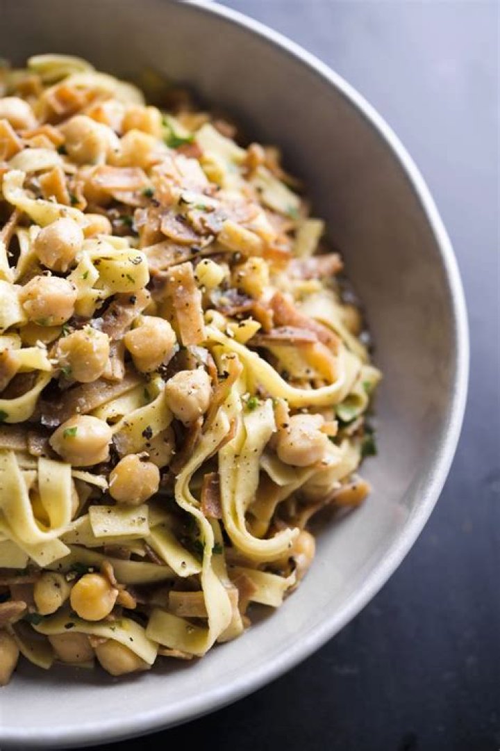Crispy Pasta with Chickpeas, Lemon and Parsley | Christopher Kimball | Recipe