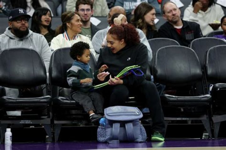 De Aaron Fox Wife Recee Caldwell Fox and Son Reign Fox