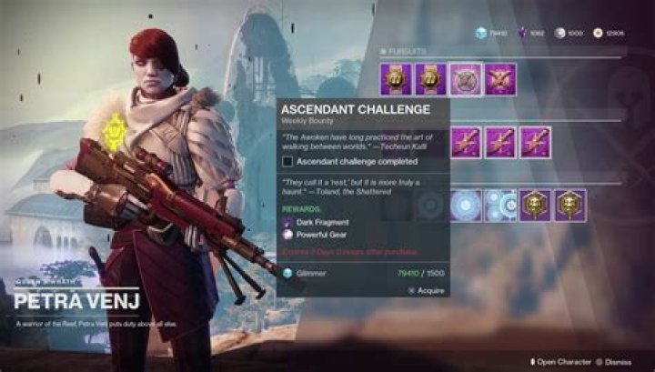 Destiny 2 Ascendant Challenge 16th October