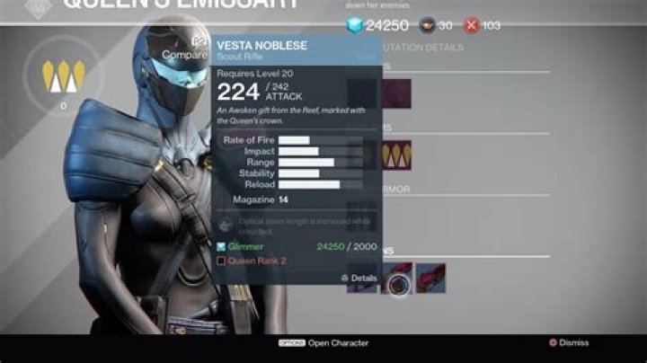 Destiny Queen's Wrath vendor Petra Venj location and rewards