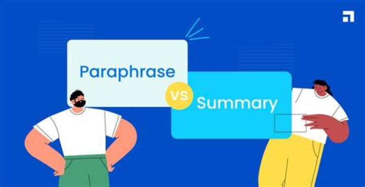 Difference Between Paraphrasing And Summarizing