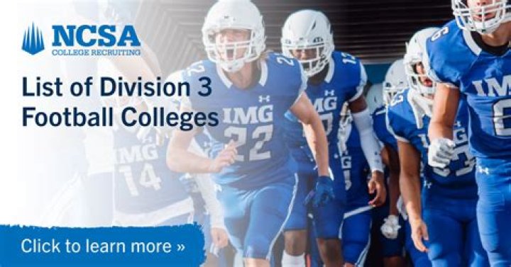Division 3 Football Teams: A Complete List (2023)