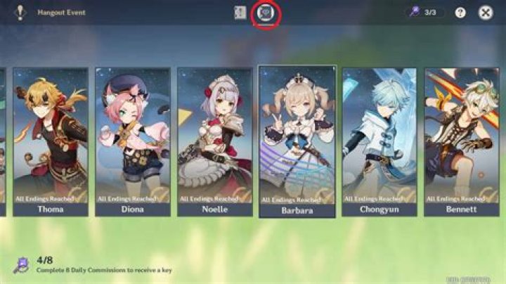 Do you get rewards for Hangout Events Genshin?