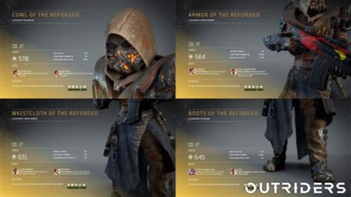 Does legendary armor drop in Outriders?