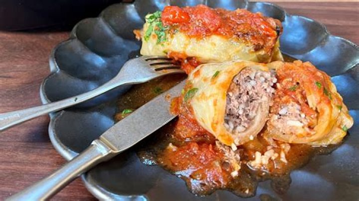 EASIEST STUFFED CABBAGE EVER: Cast-Iron Skillet Roast Stuffed Cabbage | Rachael Ray | Recipe