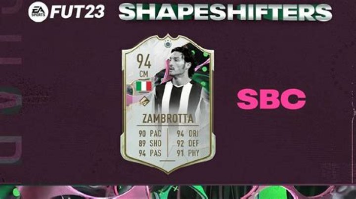 FIFA 23 Gianluca Zambrotta Shapeshifters Icon SBC: How to acquire this Ultimate Team card?