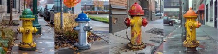 Fire hydrants color coded for emergencies