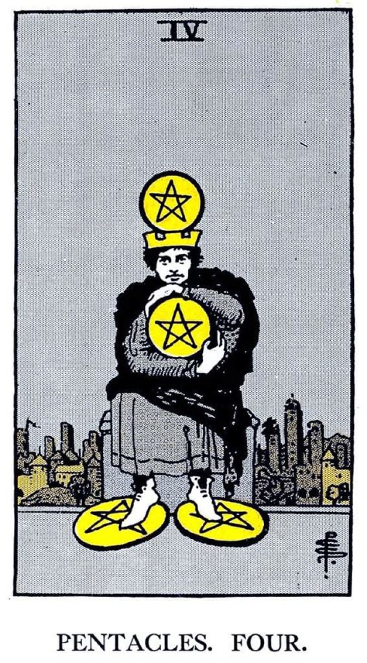 Four of Pentacles Meaning: Upright and Reversed