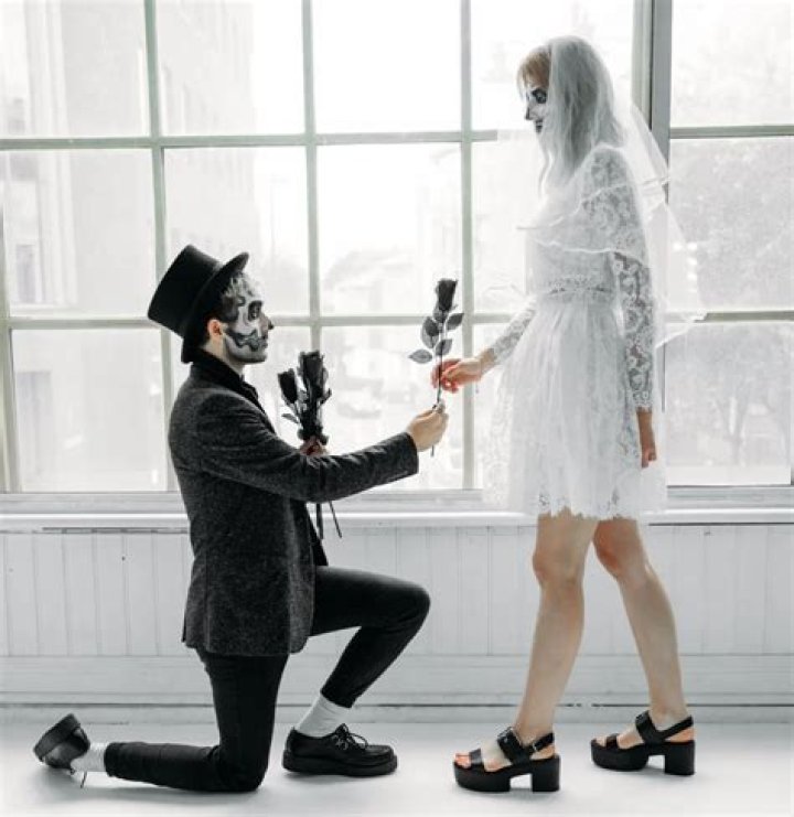 Fulton County Halloween costume wedding ceremonies