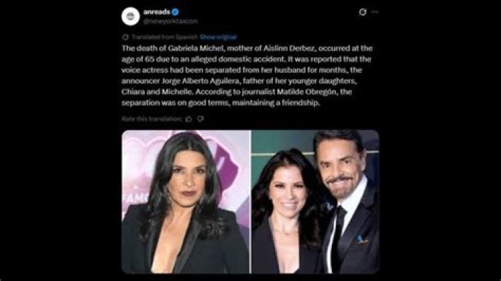 Gabriela Michel and Jorge Alberto Aguilera