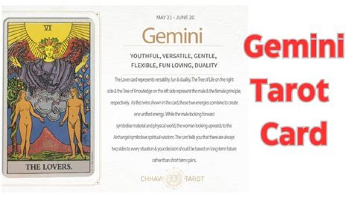 Gemini Tarot Cards: Today's Free Daily