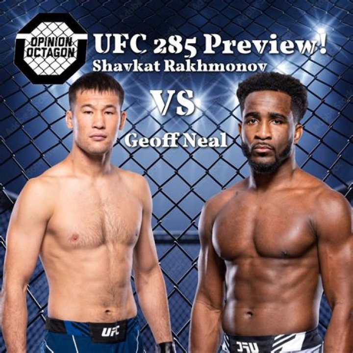 Geoff Neal vs Shavkat Rakhmonov bout rebooked for UFC 285 in Las Vegas