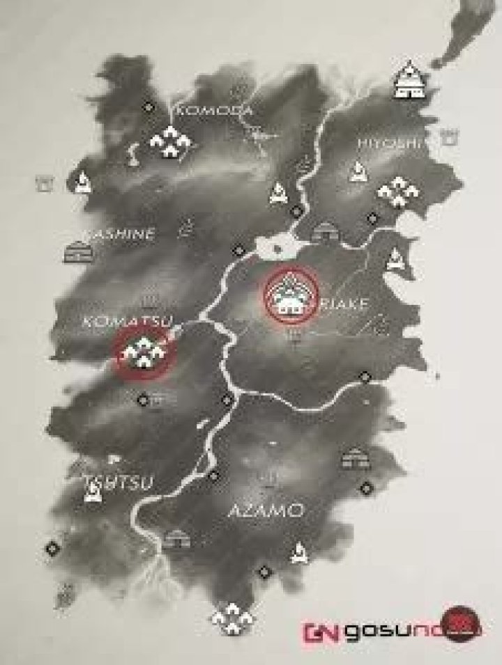 Ghost of Tsushima Swordsmith, Armorer Map Locations