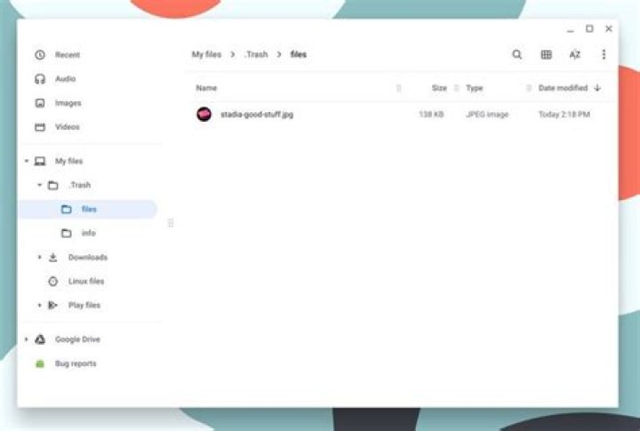 Google is finally adding a recycle bin to Chromebooks