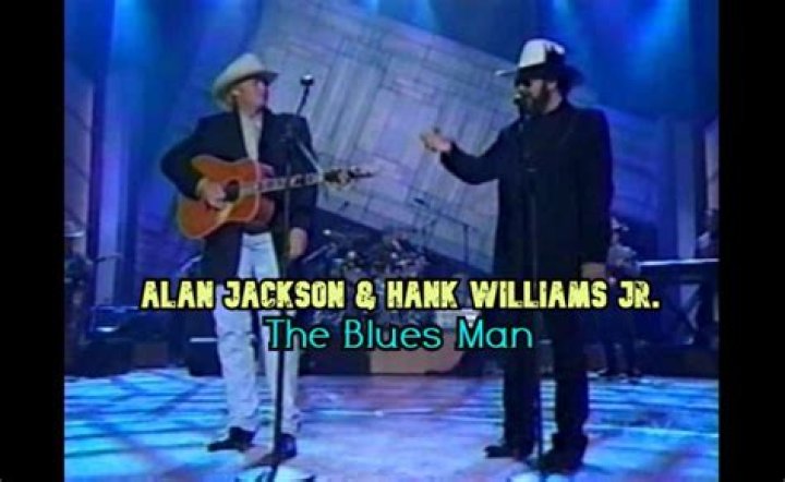 Hank Jr. Joins Alan Jackson on Stage for “The Blues Man” Duet