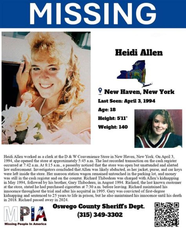 Heidi Allen Missing – 1994 Case Has A New Turn In The Investigation