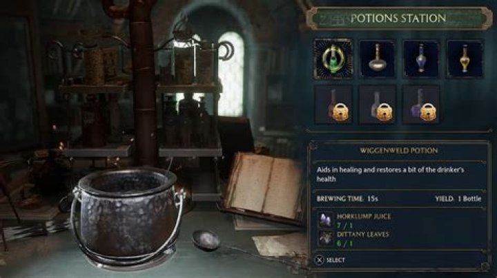 Hogwarts Legacy Horklump Juice for Wiggenweld Potion