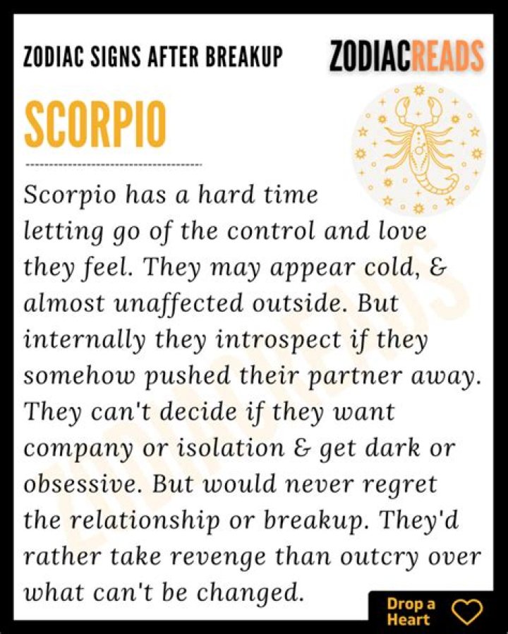 How A Scorpio Zodiac Sign Will Breakup With You, Per Astrology