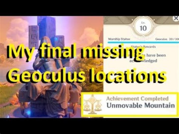 How do I find my missing Geoculus?