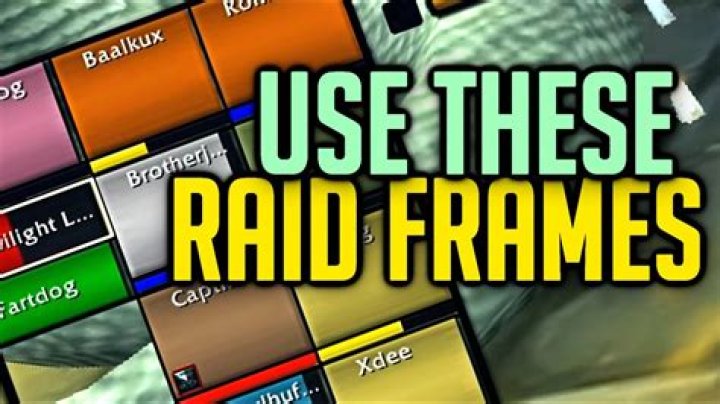 How do I get Blizzard raid frames back?