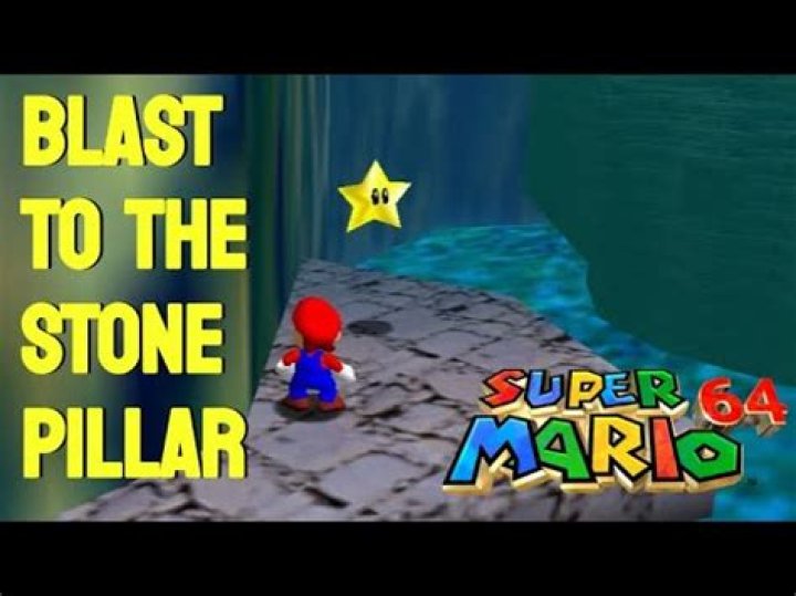How do you blast to the stone pillar?