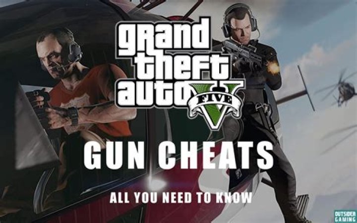 How do you cheat a gun in GTA 5?