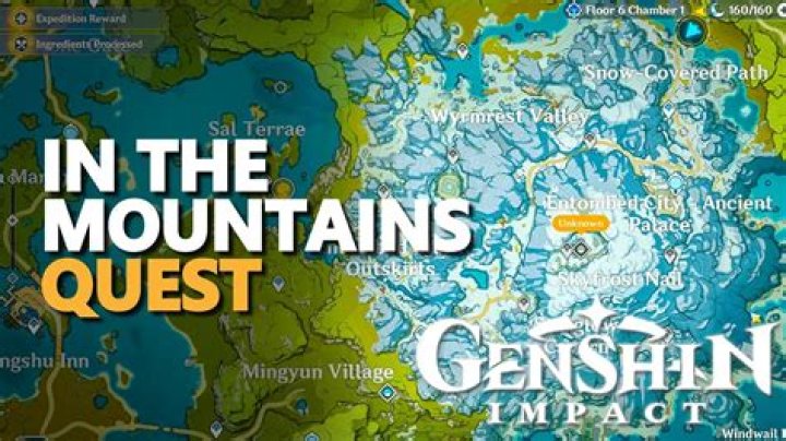 How do you complete the mountains quest Genshin impact?