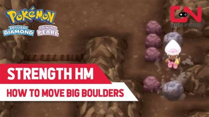 How do you push big boulders in Pokemon Let’s go?