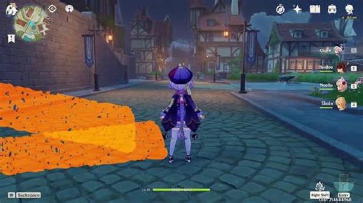 How do you use elemental sight Genshin Impact without a mouse?