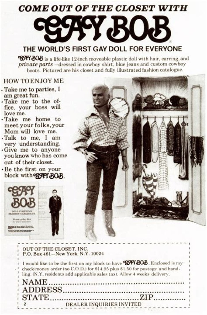 How Gay Bob, the World's First Openly Gay Doll, Came to Be