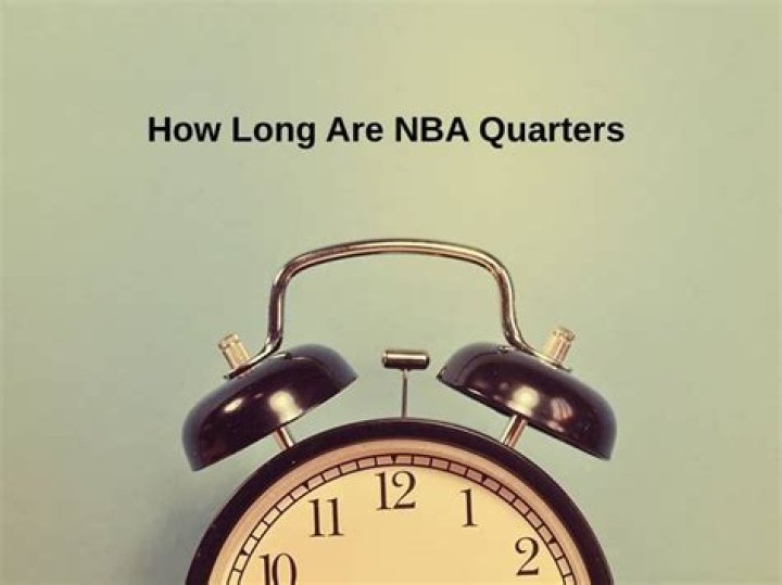 How long are NBA quarters?