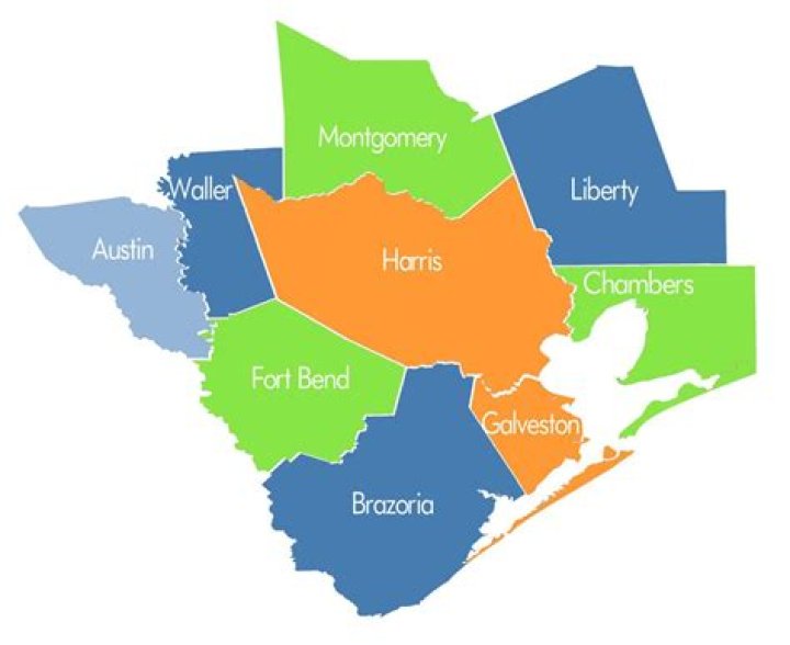 How Many Counties In Houston