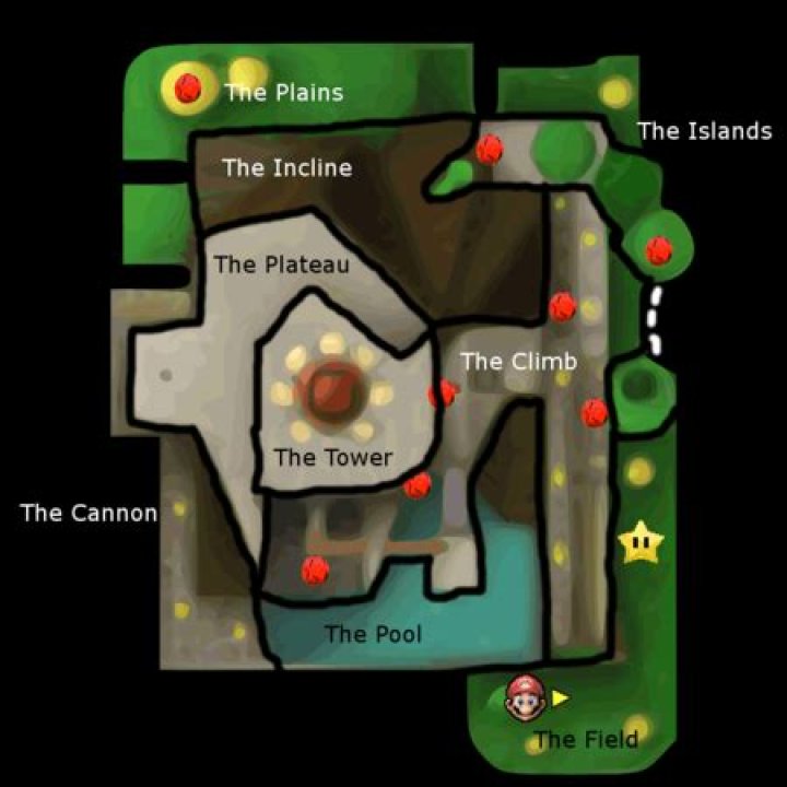 How many red coins does Whomp’s Fortress have?