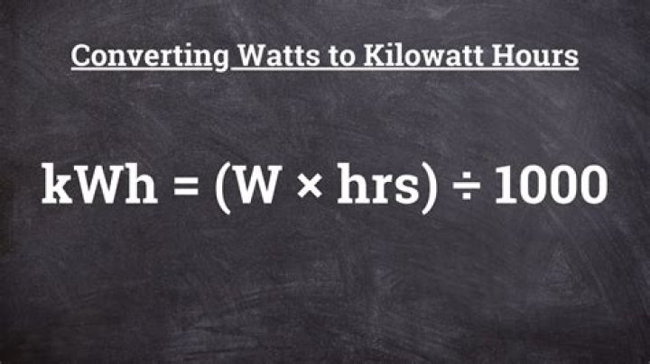 How many watts is 1kVA?
