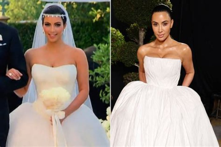 How much did Kim Kardashian’s wedding dress cost?