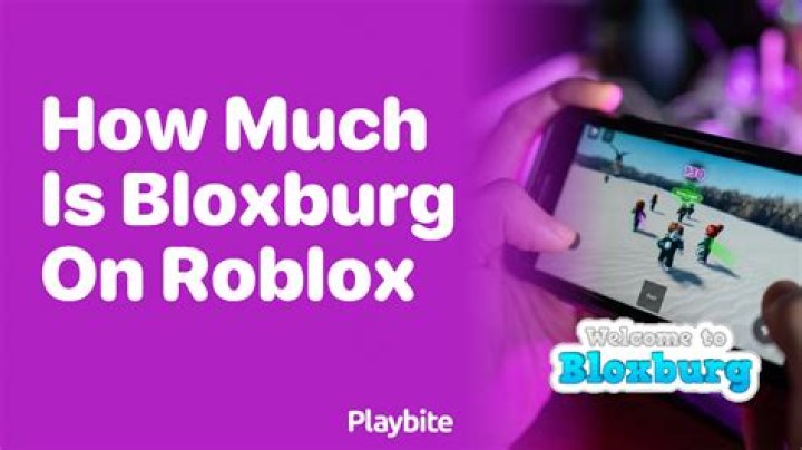 How much is Bloxburg on Roblox?
