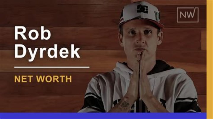 How Much Rob Dyrdek Worth