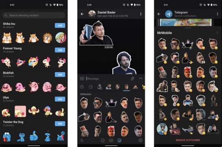 How to add and use stickers in the Telegram messaging app