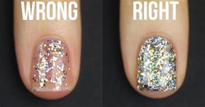 How to Apply Glitter Nail Polish The Right Way