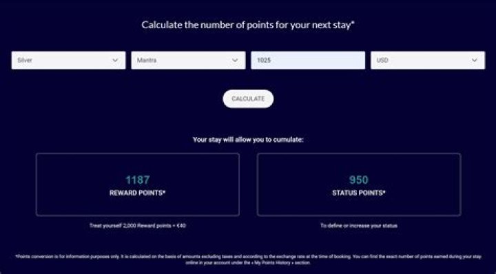 How to Earn Status Points on Accor