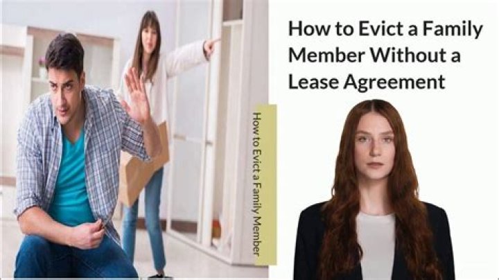 How To Evict A Family Member In California