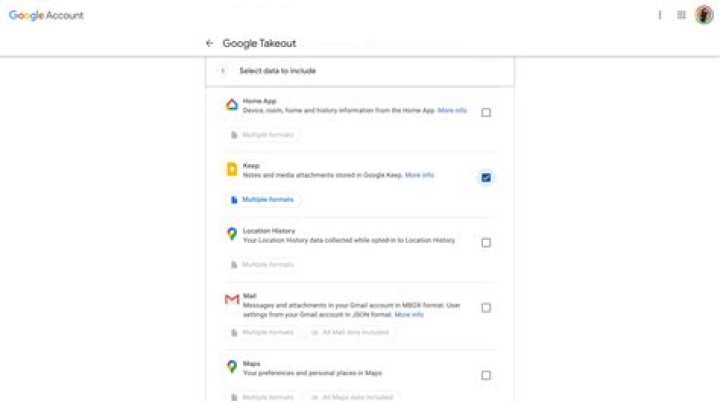 How to export your notes from Google Keep