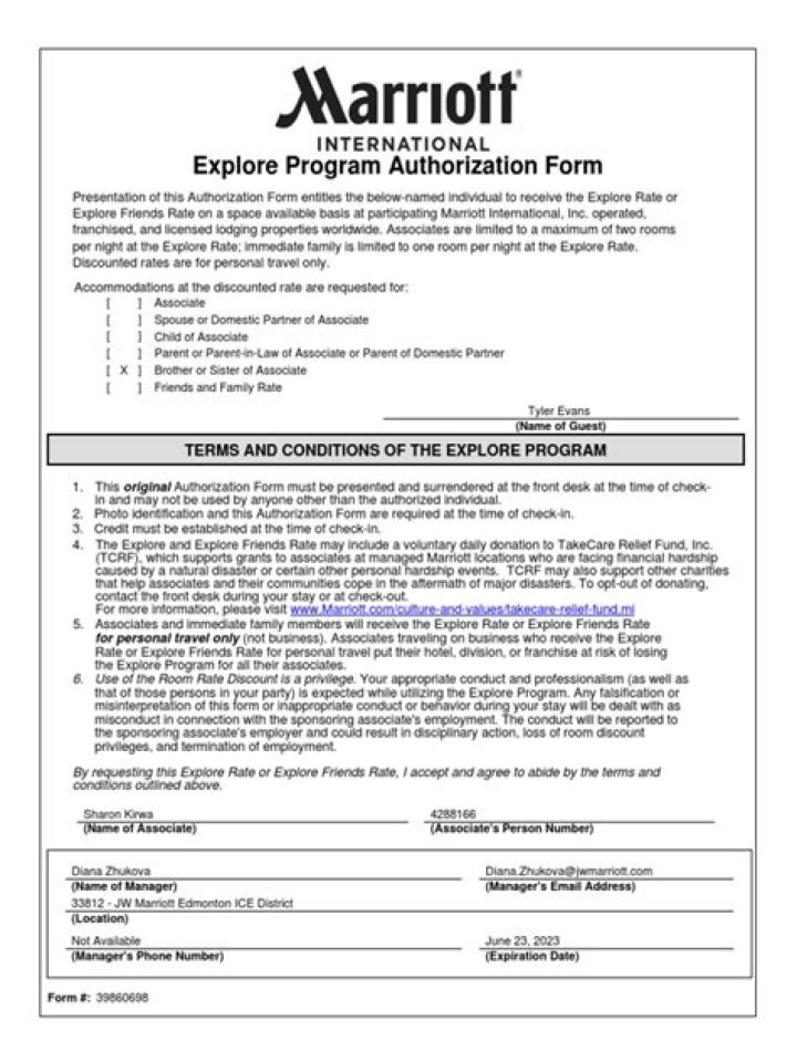 How to Get a Marriott Discount Form in 2023